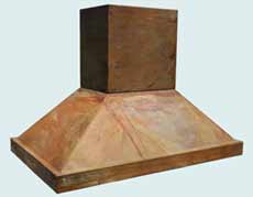  Copper Range Hood # 2776