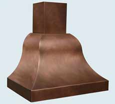  Copper Range Hood # 2797