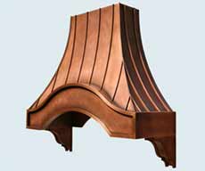  Copper Range Hood # 2800