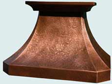  Copper Range Hood # 2907