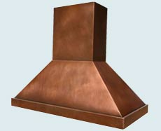  Copper Range Hood # 2910