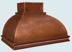  Copper Range Hood # 2956