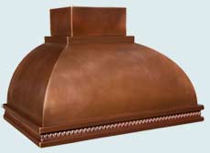  Copper Range Hood # 2956