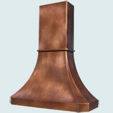  Copper Range Hood # 3024