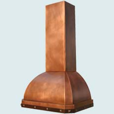  Copper Range Hood # 3053