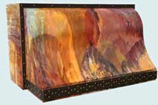  Copper Range Hood # 3058