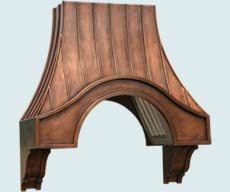  Copper Range Hood # 3110