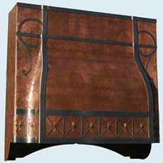  Copper Range Hood # 3162