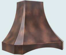  Copper Range Hood # 3173