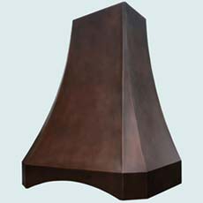  Copper Range Hood # 3177