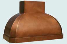  Copper Range Hood # 3182