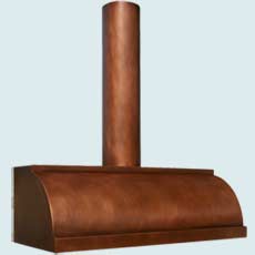  Copper Range Hood # 3195