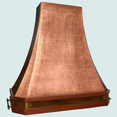  Copper Range Hood # 3811