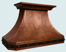  Copper Range Hood # 3814