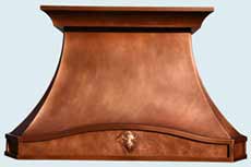  Copper Range Hood # 3821