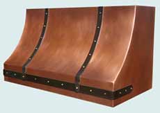  Copper Range Hood # 3828