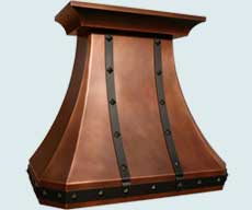  Copper Range Hood # 3850