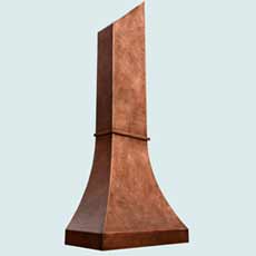  Copper Range Hood # 3865