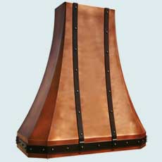  Copper Range Hood # 3963