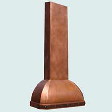  Copper Range Hood # 4163