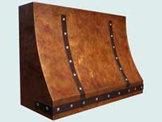  Copper Range Hood # 4205