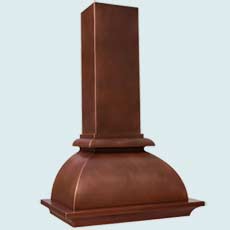  Copper Range Hood # 4234