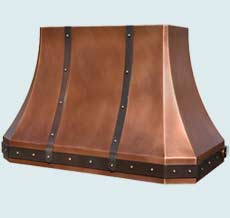  Copper Range Hood # 4273