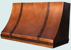  Copper Range Hood # 4335