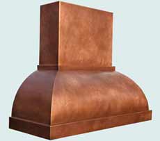  Copper Range Hood # 4344