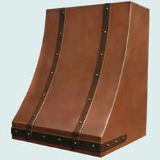  Copper Range Hood # 4342