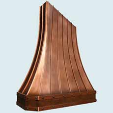  Copper Range Hood # 4348