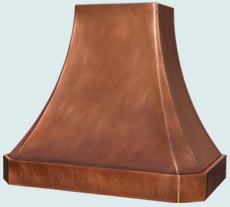  Copper Range Hood # 4362