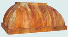  Copper Range Hood # 4364