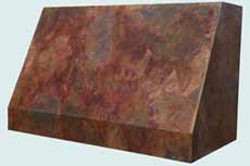  Copper Range Hood # 4383