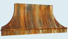  Copper Range Hood # 4397