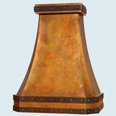  Copper Range Hood # 4485