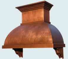  Copper Range Hood # 4539