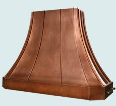  Copper Range Hood # 4542