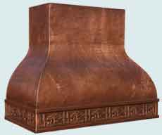  Copper Range Hood # 4647