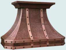  Copper Range Hood # 4655