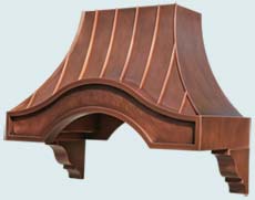  Copper Range Hood # 4770