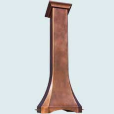  Copper Range Hood # 4805