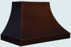  Copper Range Hood # 4834