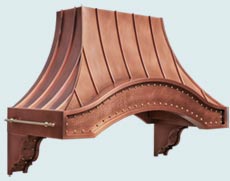  Copper Range Hood # 4879