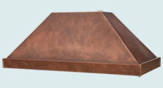  Copper Range Hood # 5204