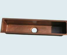 Copper Trough Sinks # 3629