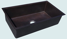 Custom Bronze and Brass Kitchen Sinks # 4496