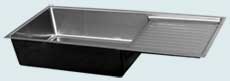 Stainless Steel Drainboard Sinks # 3735