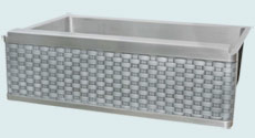 Stainless Steel Woven Apron Sinks # 2953