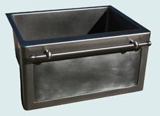 Stainless Steel Special Apron Sinks # 3842